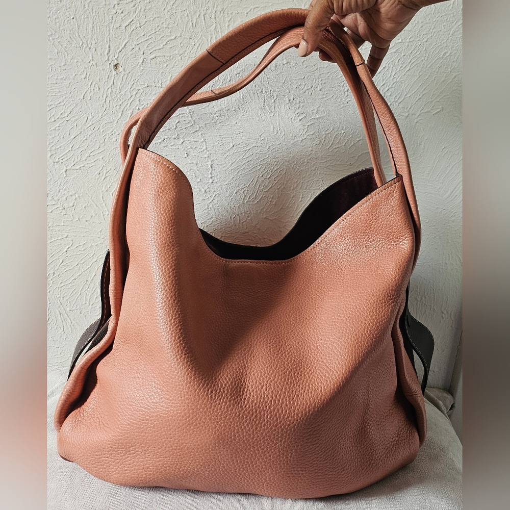 Coach Bandit Hobo 39 in Natural Pebble Leather with in side pochette purse - Picture 14 of 14